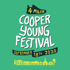 Cooper Young Festival 2020 4 Miler T-Shirt Design