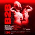 B2B 23/24 DJ Show at Sassy Ann's Social Flyer
