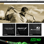True Temper Golf Landing Page Mockup