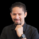 a headshot of the designer of Josefin Sans, Santiago Orozco