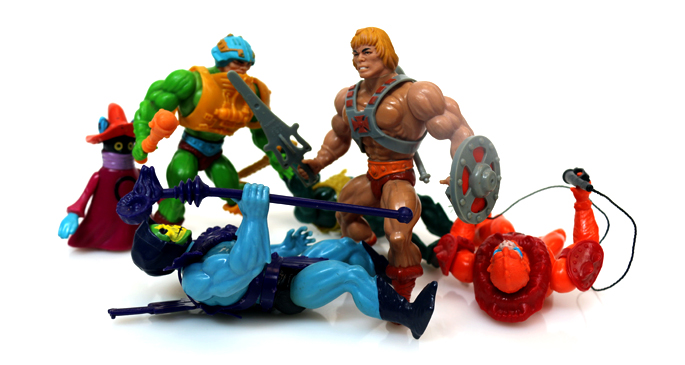 He-Man defeats Skeletor and Beast Man