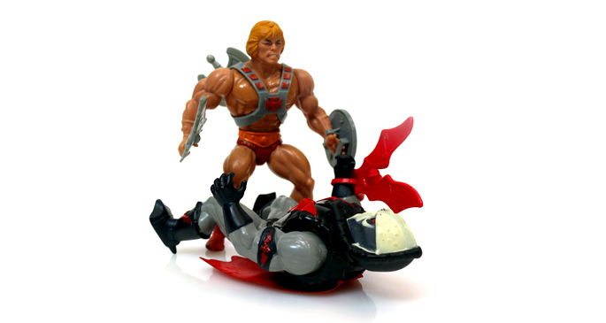He-Man defeats Hordak