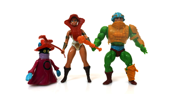 Orko, Teela, and Man-At-Arms
